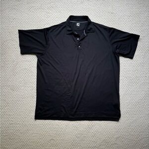 FootJoy Black Polo Shirt Classic Design